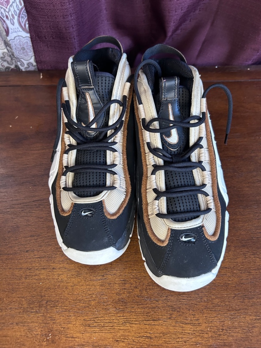 Nike Air Max Penny 1 “Rattan” Youth Size 7Y Tan Black DZ5311-200 GS - Picture 8 of 12